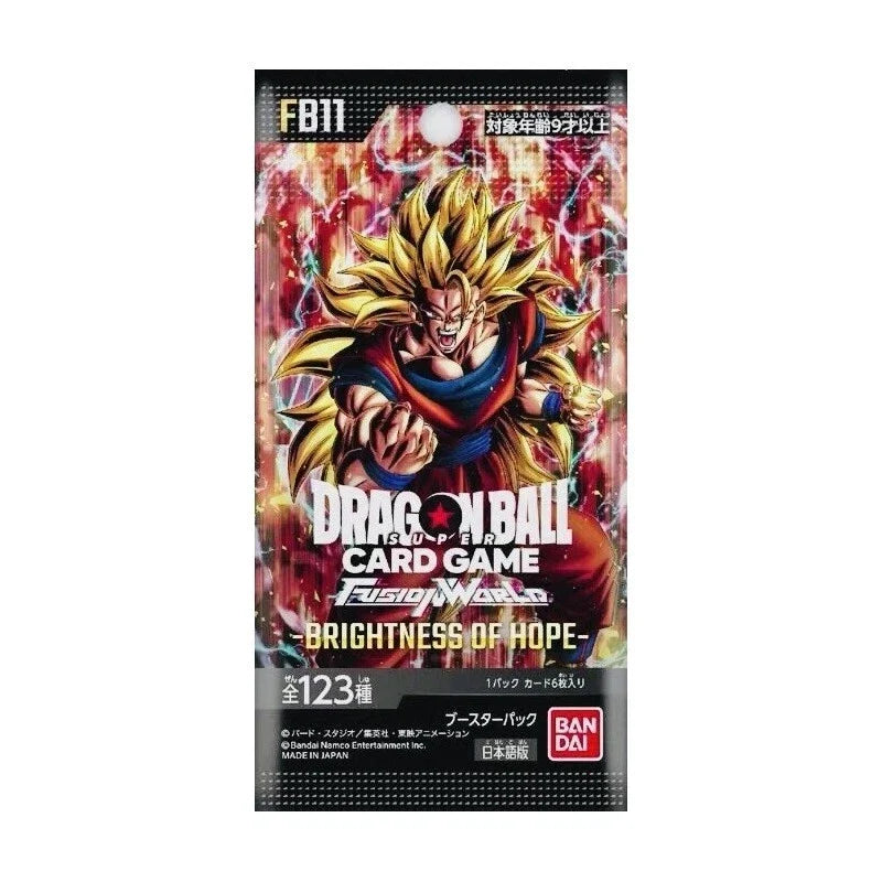 Dragonball Ball Fusion World Brightness of Hope Sleeved Pack
