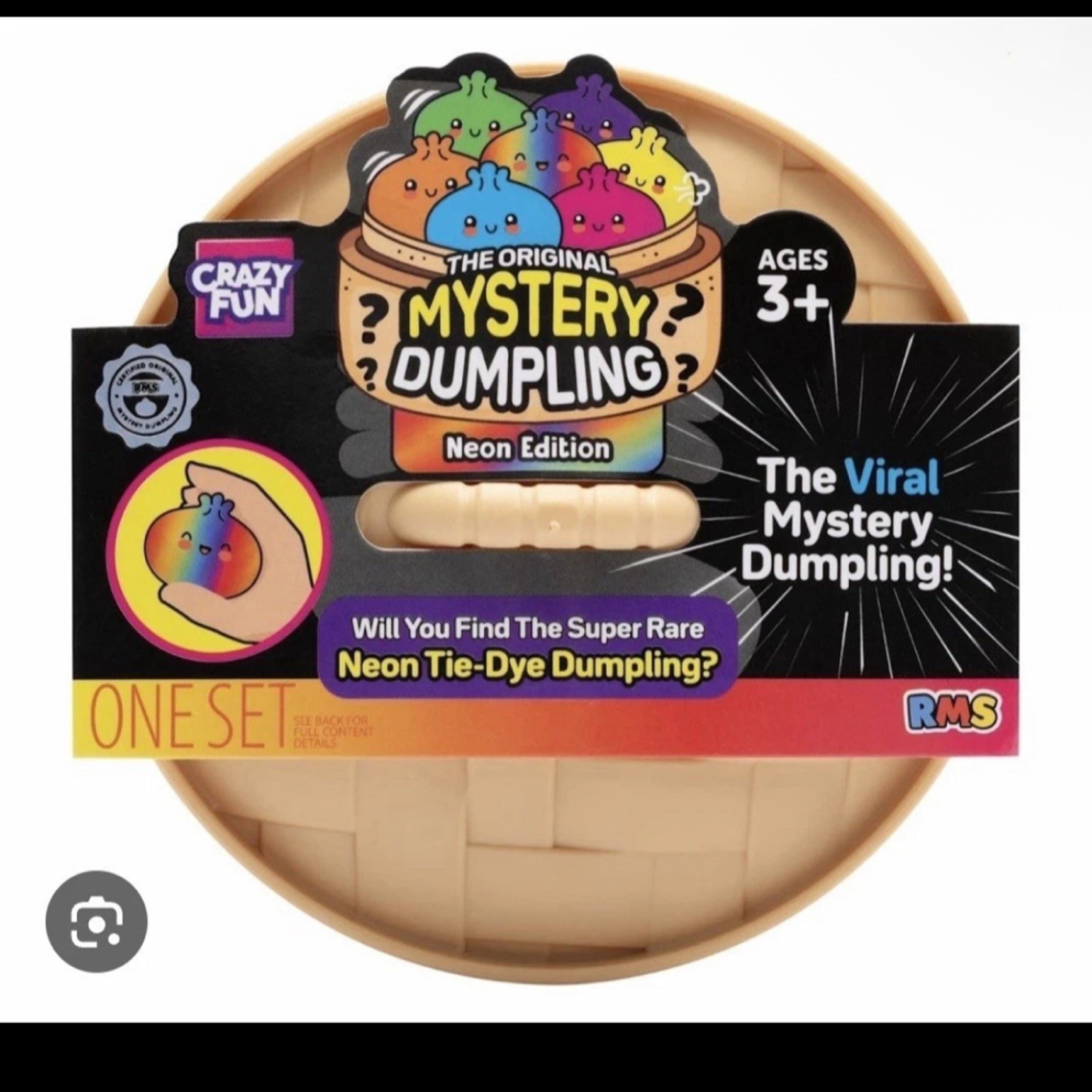 Neon Tie Dye Dumpling