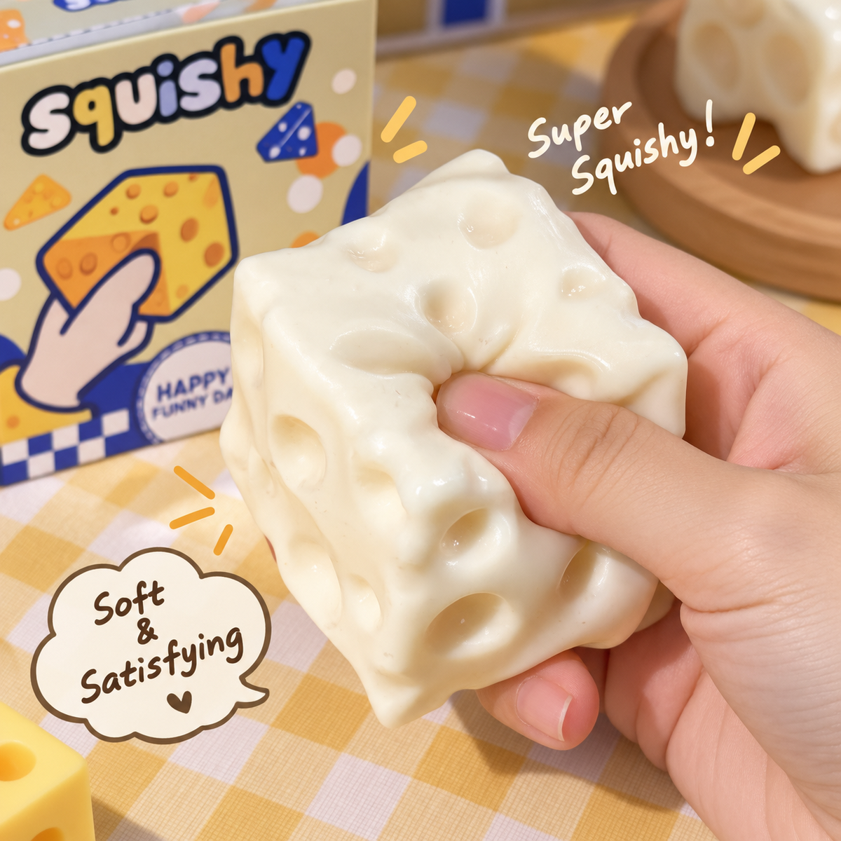 Mini Cheese Squishy