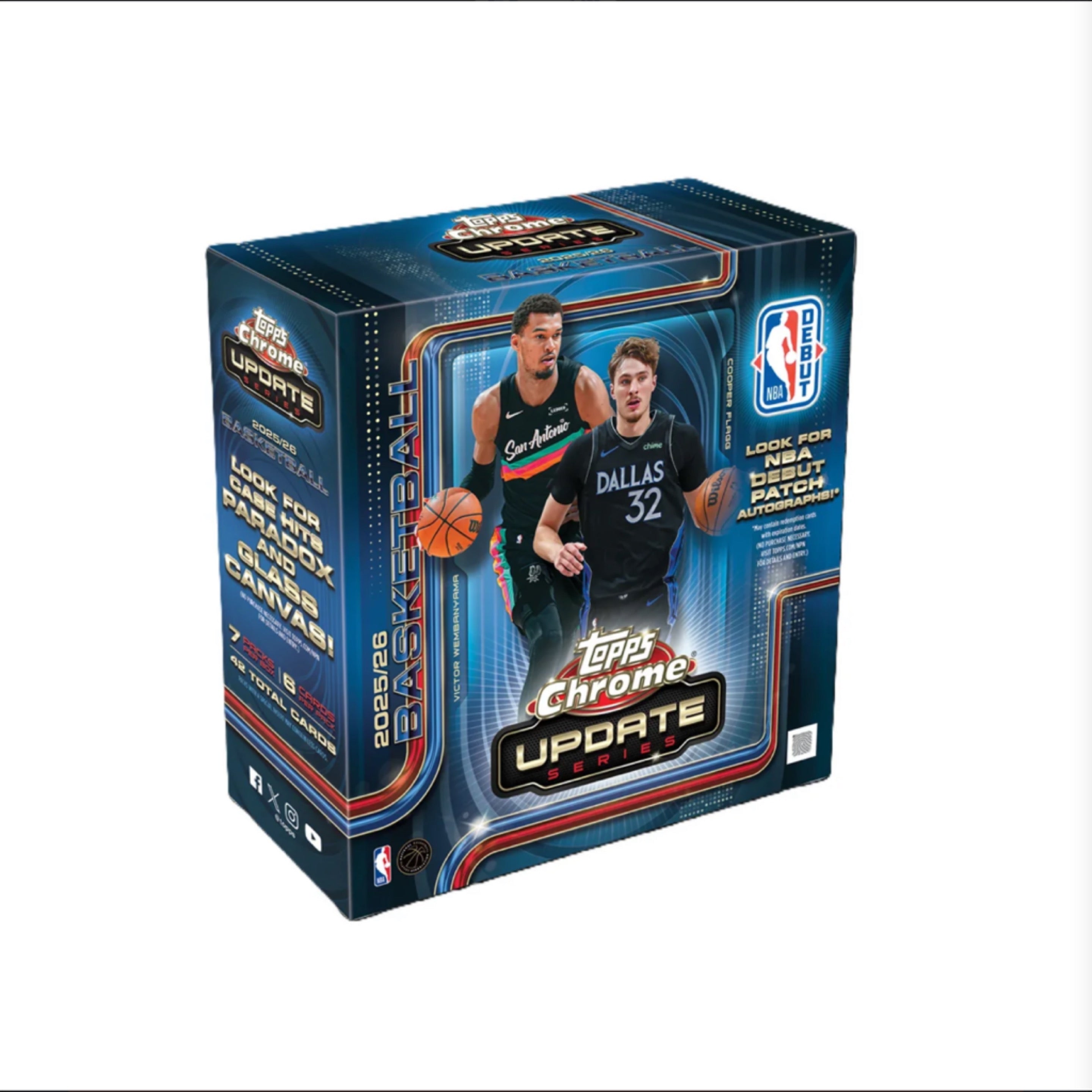 Topps Chrome Update Basketball Mega Retail Box