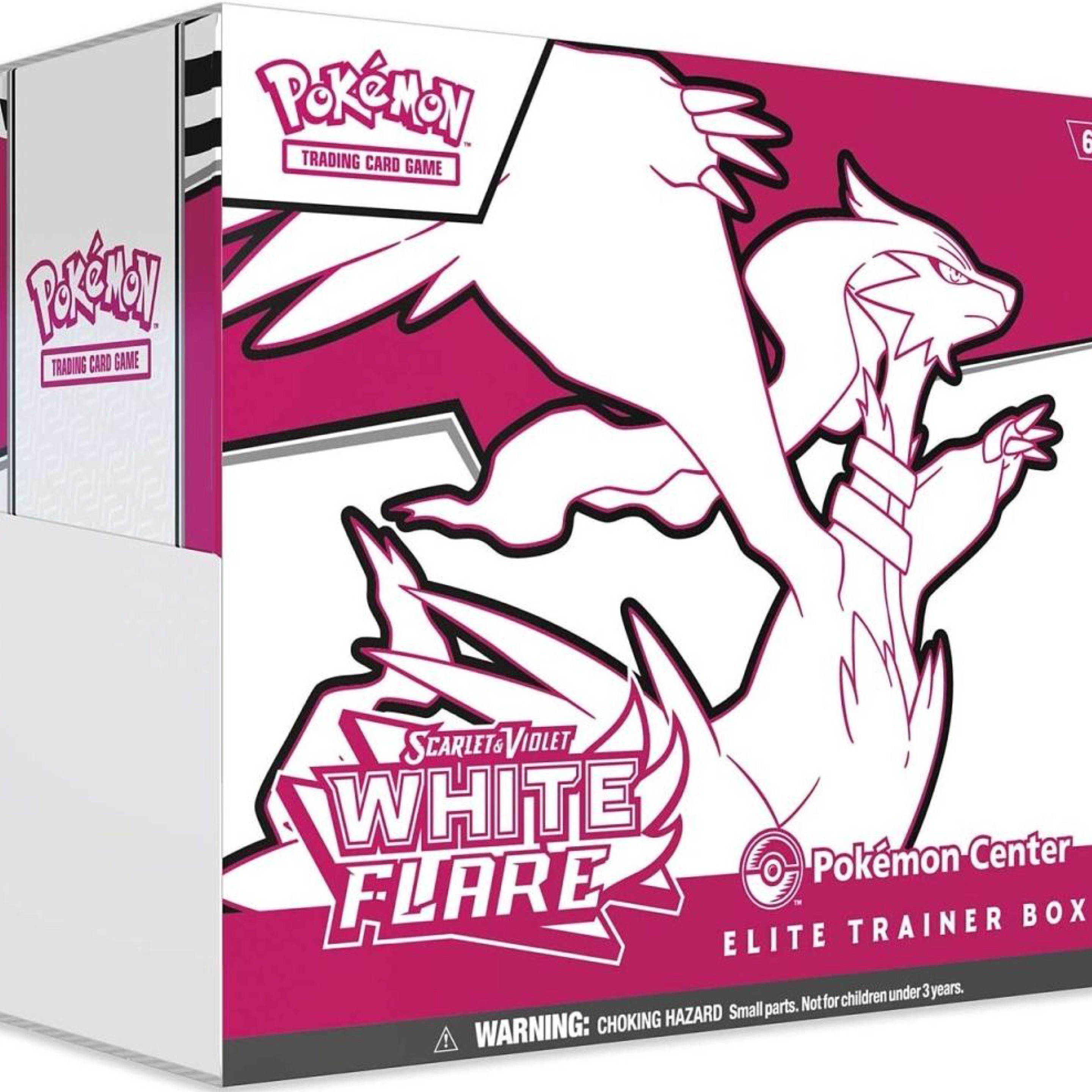 White Flare Pokemon Center Elite Trainer Box