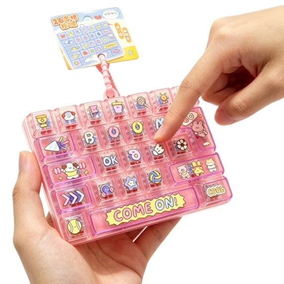 Keyboard Clicker with LED Light and Case