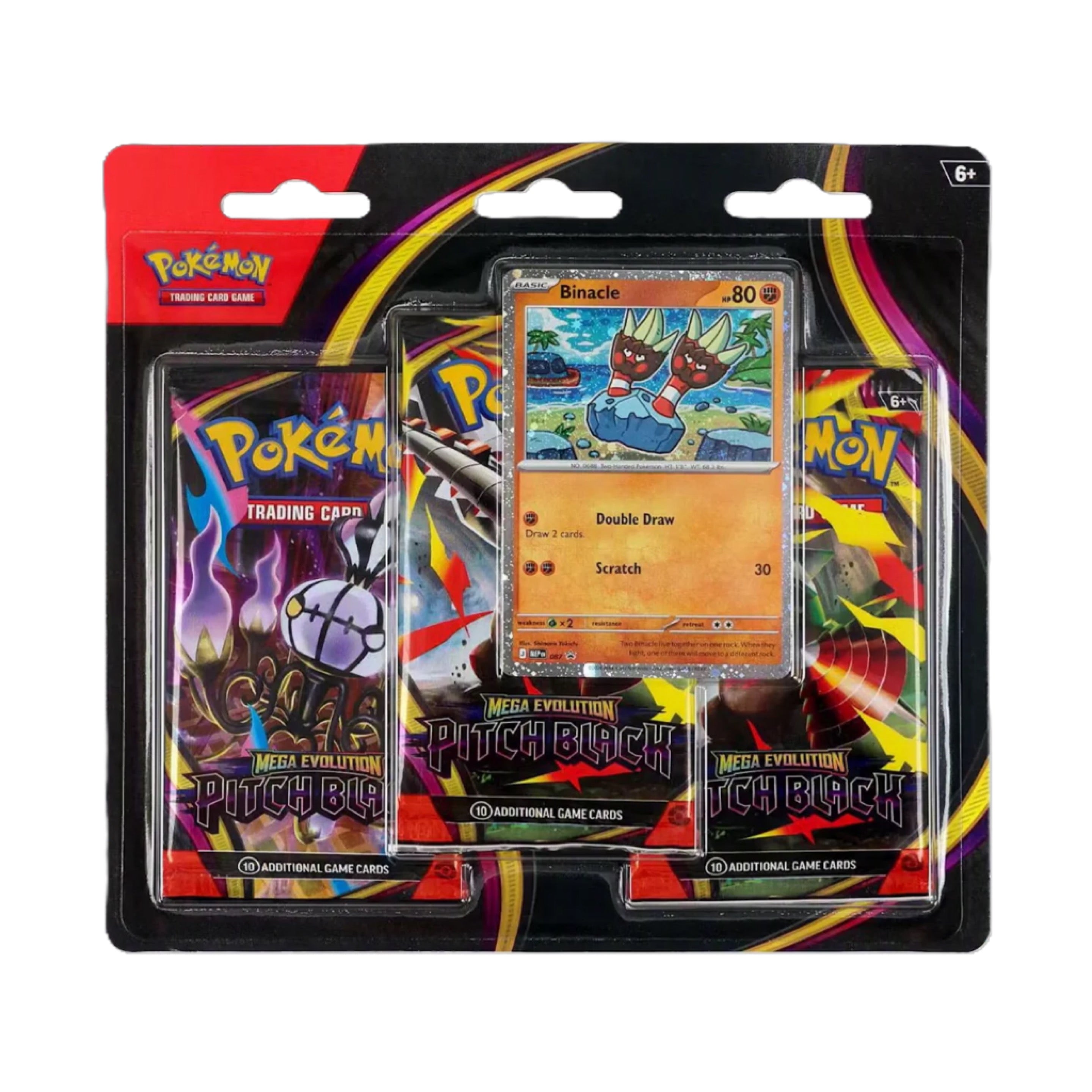 Pitch Black 3 Pack Blister