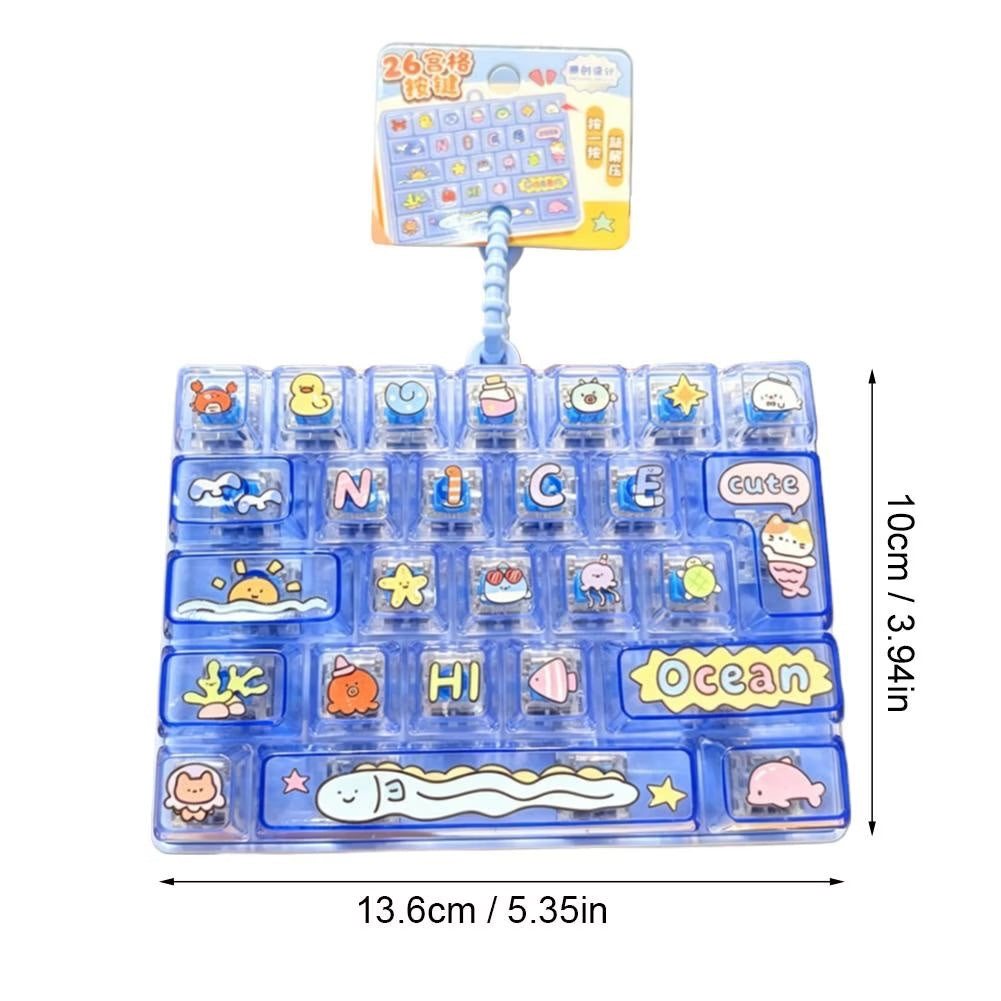 Keyboard Clicker with LED Light and Case